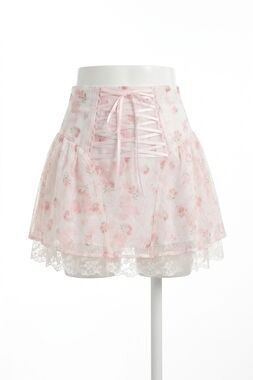NEW KESTAN elaine mini skirt in pink
